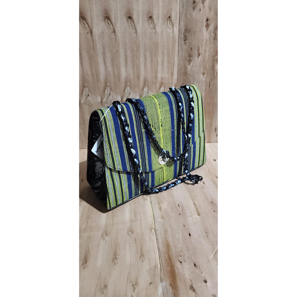 Uwakstar Designs Handmade Asoke Fabric Briefcase Bag, Nigerian Handbag